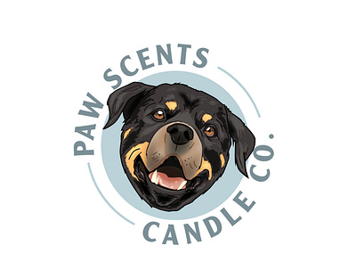 Pawscents dog candle
