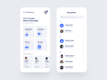 Medical Assistant App by Gerson Portillas on Dribbble