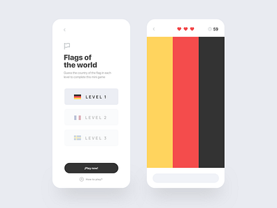 Flag game by Gerson Portillas on Dribbble