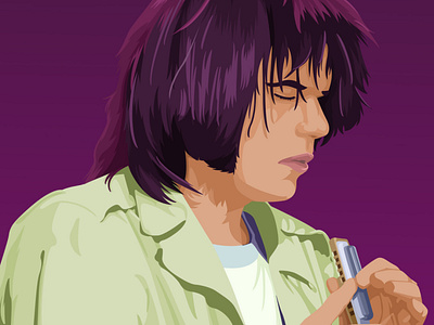 Neil Young (Vector Art) classic rock illustration neil young vector art