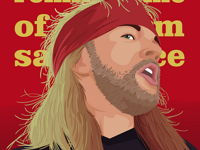 Axl Rose (Vector Art)