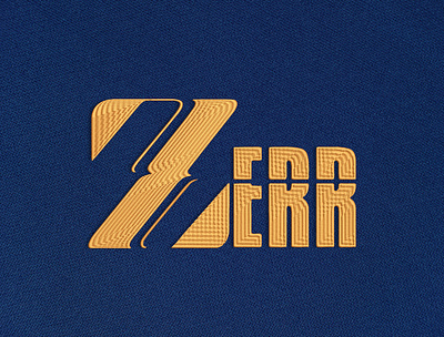 Zerr Logo Digital Embroidery digital embroidery embroidered embroidery embroidery art embroidery design embroidery digitizing stich textiles wilcom wilcom embroidery studio