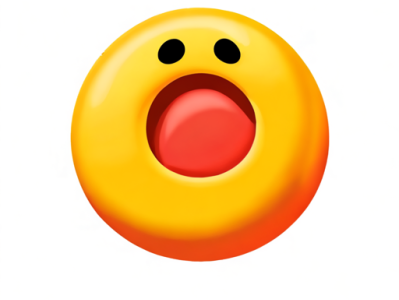 Cute little smiley 3d emoji graphic design smiley face