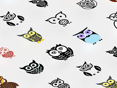 Owl icons