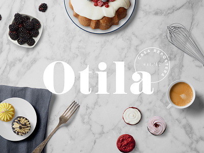 Otila Casa Repostera branding cake cooking cupcake design graphic graphic design