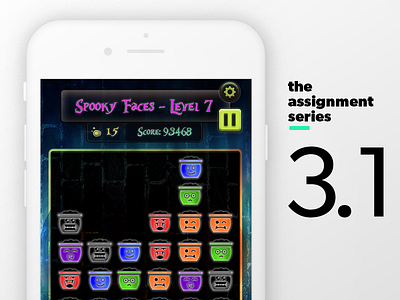 Assignment 3.2: Connect-Three Monster Game mobilegames theassignmentseries ui ux