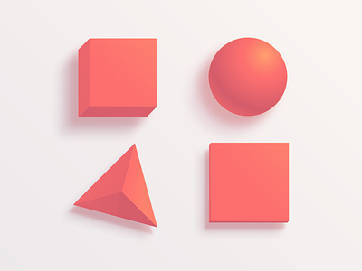 Vector 3D Shapes 3d design figma illustration ui vector