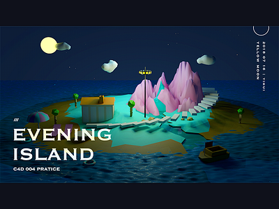 Evening Island 3d