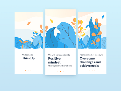 Onboarding for thinkUp app