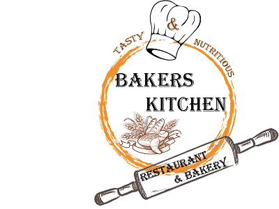 BAKERS KITCHEN LOGO graphic design logo motion graphics