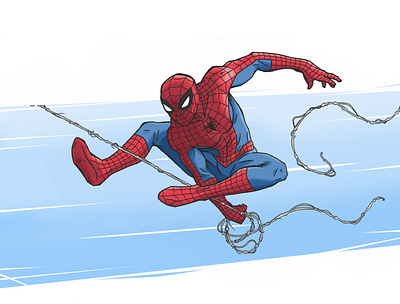Spidey adobe illustrator adobe photoshop art cartoon comic design digital illustration graphic design illustration marvel peter parker procreate spider man superhero
