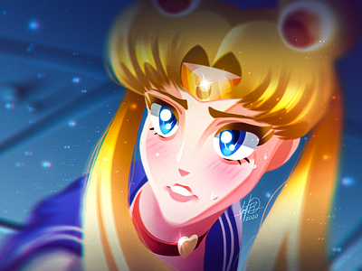 Sailor Moon - Redraw anime challenge design fanart hero illustration manga redraw sailor moon