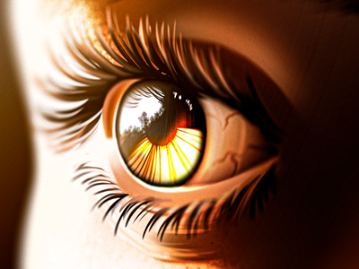 Eye Artwork art artwork colors concept art design eye illustration lighting