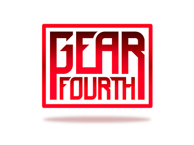 Gear Fourth anime degradado fourth gear gradient letra one piece sans serif square tipografia typo