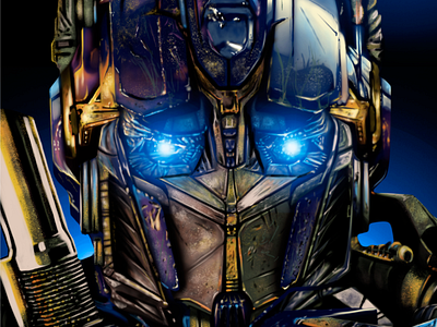 Optimus Prime - Digital Portrait autobot car cartoon decepticon epic michael bay movie optimus prime portrait sci fi transformers
