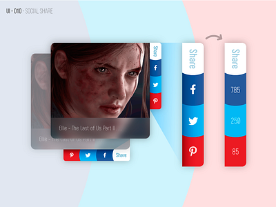 Ui Design -  Social Share