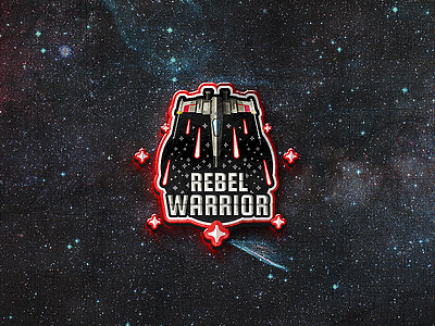 Star Wars Badge Design - Rebel warrior