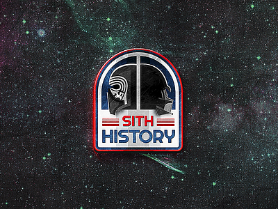 Star Wars Badge Design - Sith History badge branding darth vader kylo ren marca sci fi sith star wars