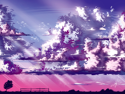 Clouds - Digital Illustration