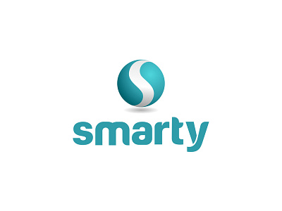 Smarty blue cab globe letter s logo