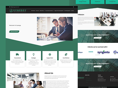 Synergy Procure - Website Design & Development