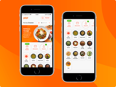 Pişir YemekMarket app design figma graphic design mobile app ui user experience ux