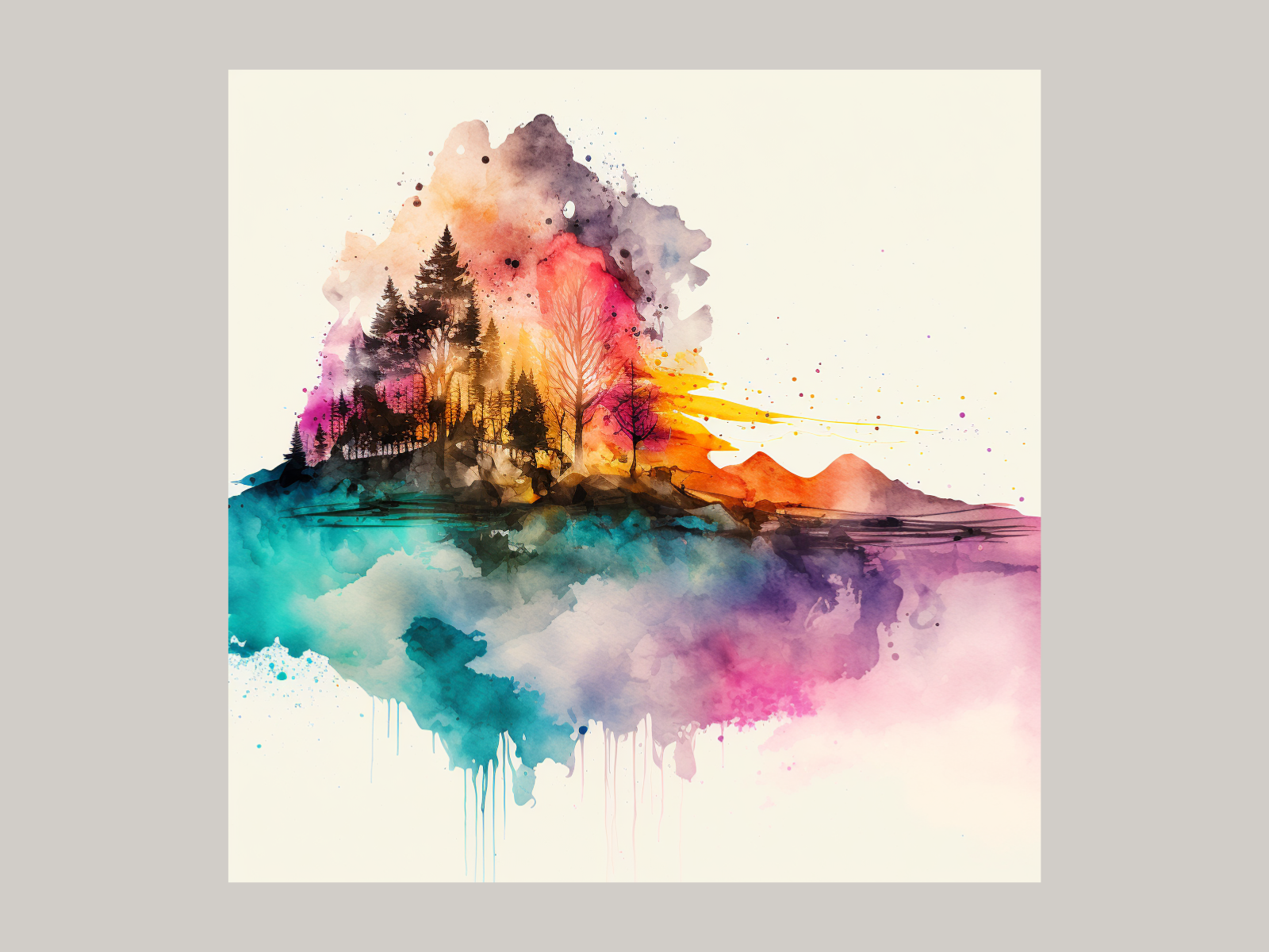 Colorful scenery by Avocado Design Studio on Dribbble