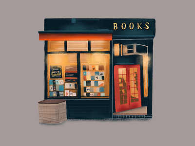 Books store book books bookstore draw illustration magic paint pencil drawing procreate procreate app store