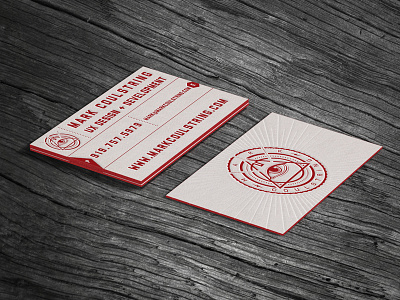 Business cards business cards illuminati letterpressed logo