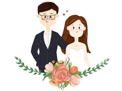 Wedding illustrations illustration