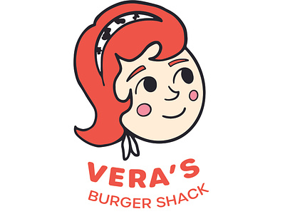 Vera's Burger Shack Rebrand - New Logo branding graphic design logo