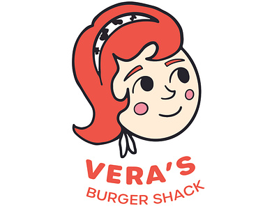 Vera's Burger Shack Rebrand - New Logo branding graphic design logo