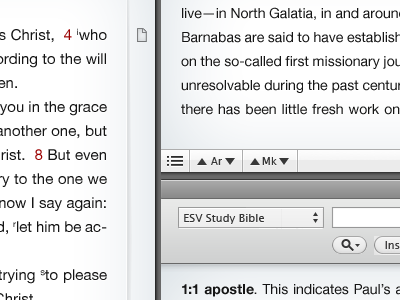 Accordance Bible UI, Modern Version