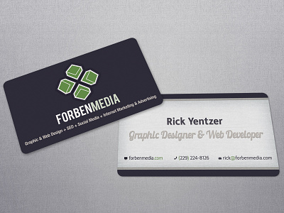 Forbenmedia Business card business card print design