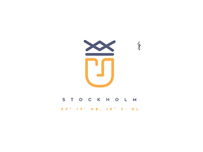 Stockholm Logo | by Sjoerd Vlessert crown king logo scandinavia stockholm sweden