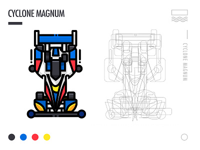 Cyclone Magnum-旋风冲锋 插画、ui