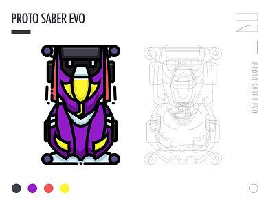 Proto Saber Evo-原始战神进化者 插画、ui