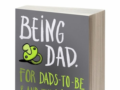 'Being Dad' Book Cover Illustration & Design