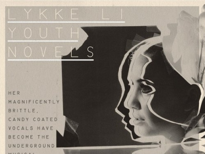 Lykke Li – Youth Novels Press Ad Design art direction design lykke li press ad