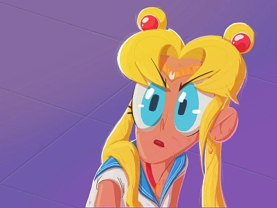 Sailor Moon 2d character illustration sailor moon sailormoonredraw serena yimbo