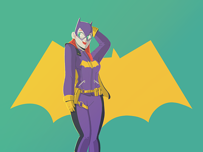 Batgirl 2d batgirl batman character illustration yimbo