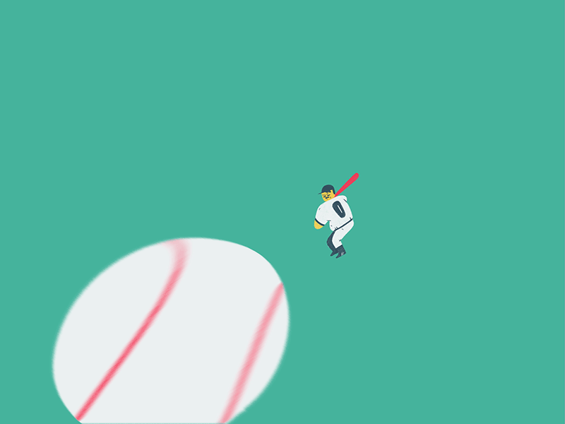 Baseballeh 2d animation baseball camera cel animation daily hit sport