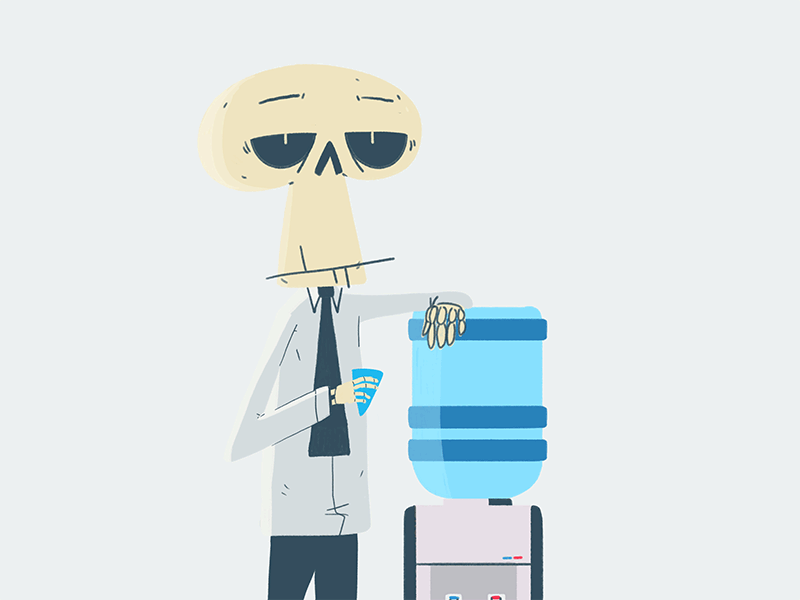 Water Cooler by Yimbo Escárrega on Dribbble