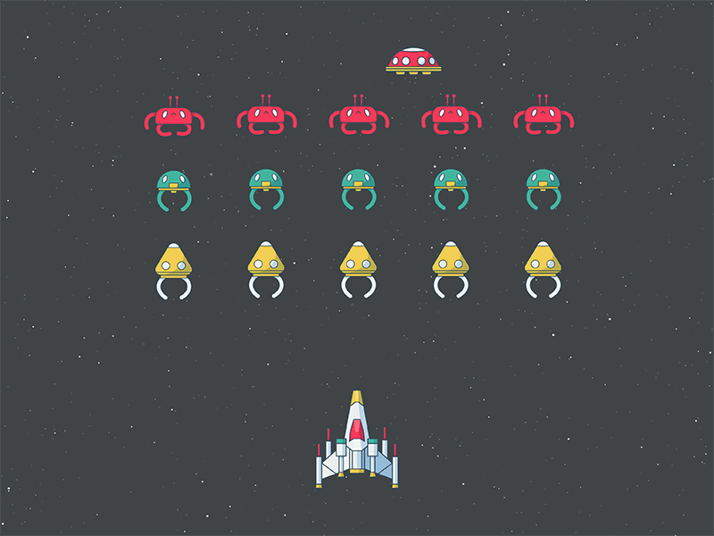 space invaders ship