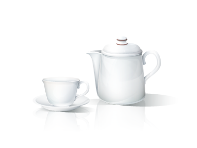 Vector Teapot illustration illustrator vector
