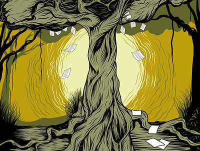 Tree of life artwok design graphic design illustrasion t shirt