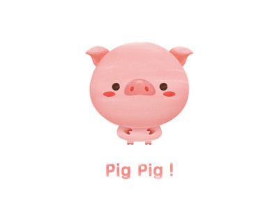 Pig Pig！ illustrator