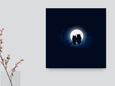 Love at Night illustration