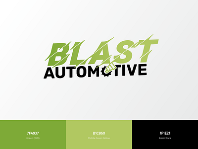 Blast Automative branding design