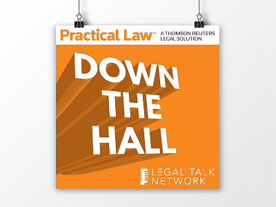 Down The Hall Podcast Cover Design art cover cover art design legal microphone podcast poster radio talk